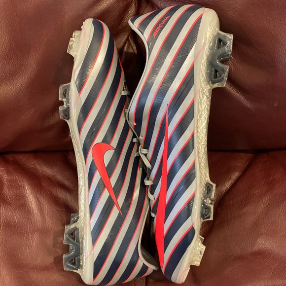 NWT Nike Soccer Shoes Cleats Mercurial Vapor CTR VII Renaldo Men13 Grey  476712